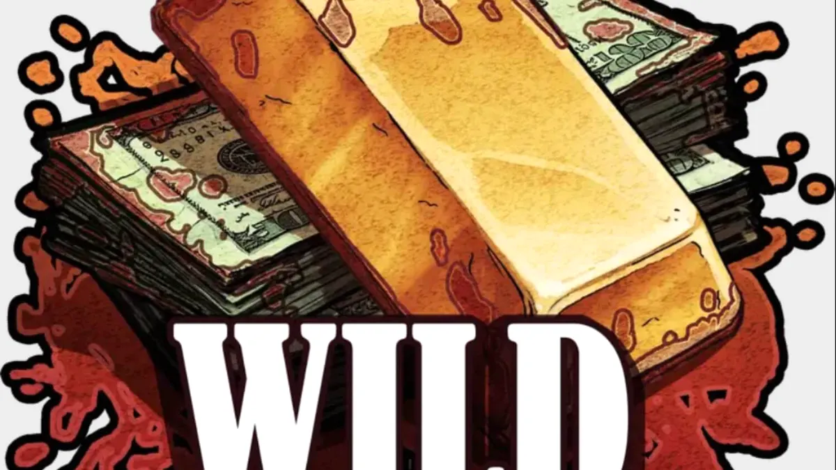 Cenário desértico e tenso do slot Revolvero com temática de faroeste