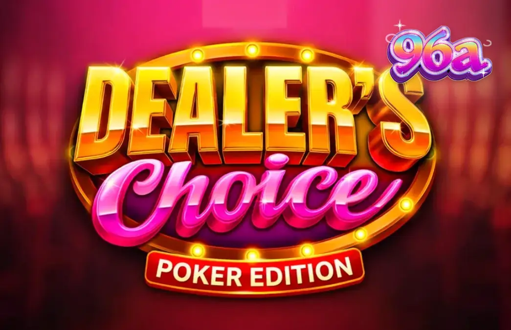 Interface de jogo do slot Dealer’s Choice: Poker Edition com elementos de cartas e feltro verde